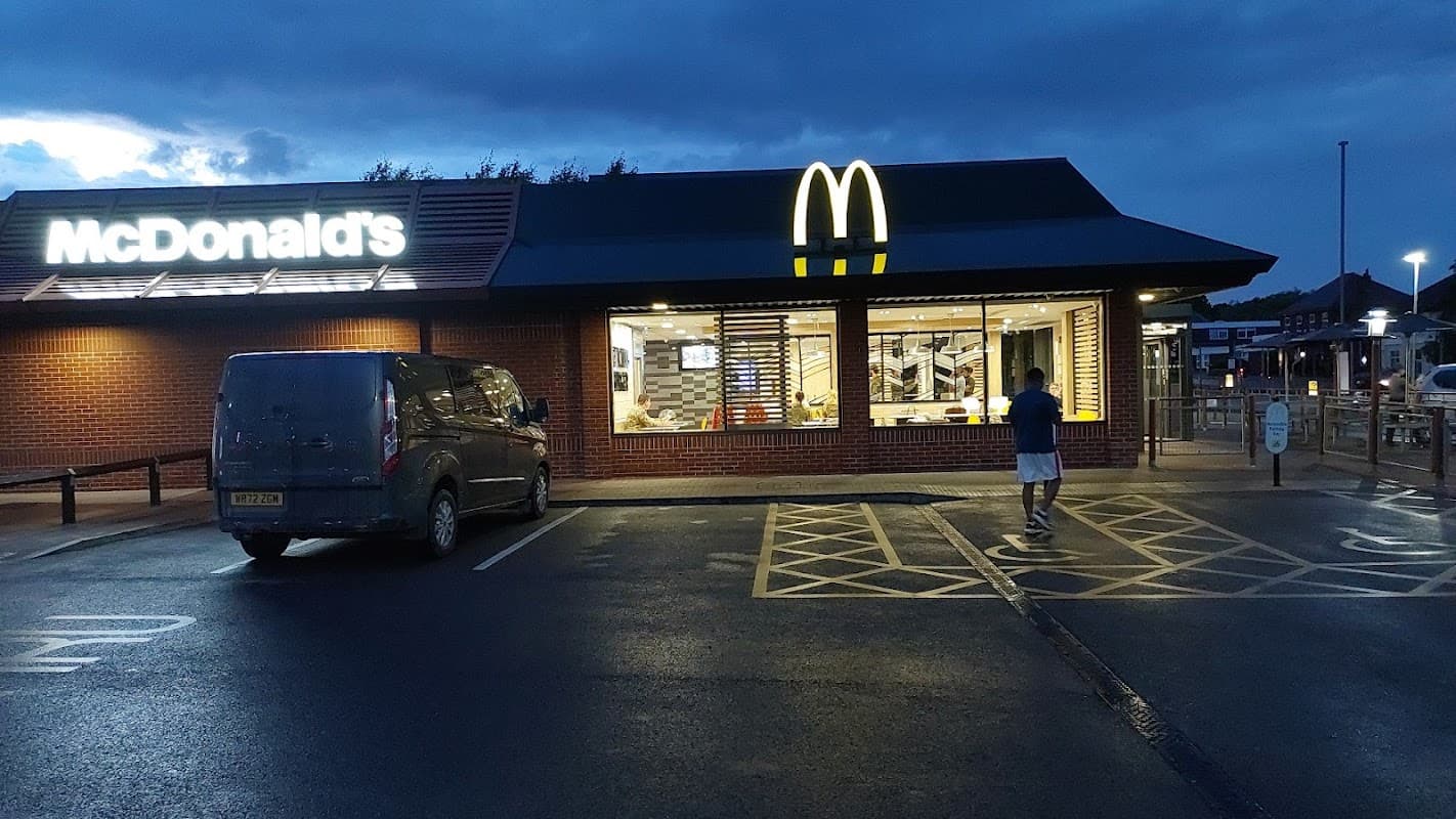 Dining at McDonald's in catterick garrison