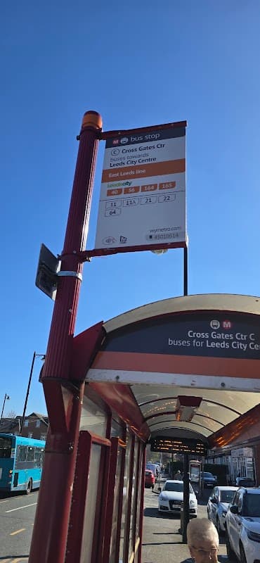 Bus Stop at Cross Gates Centre (stop C) - Bus Stops in colton