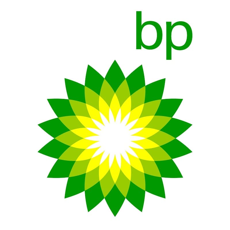 Green and yellow flower-like logo with "bp" text above, representing the BP brand.