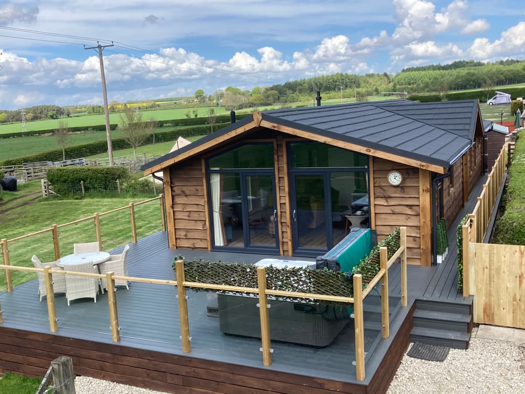 Accommodation at Dalby Forest luxury lodge in dalby forest