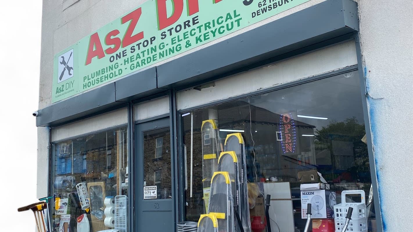AsZ DIY Hardware Plumbing and Key Cut - Ironmongers in dewsbury