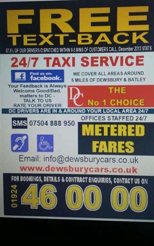 Dewsbury Cars Executive Taxi (DC) - Car Hire in dewsbury