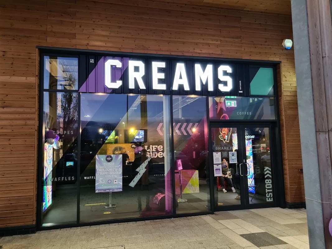 Creams Cafe Doncaster - Ice Cream Shops in doncaster
