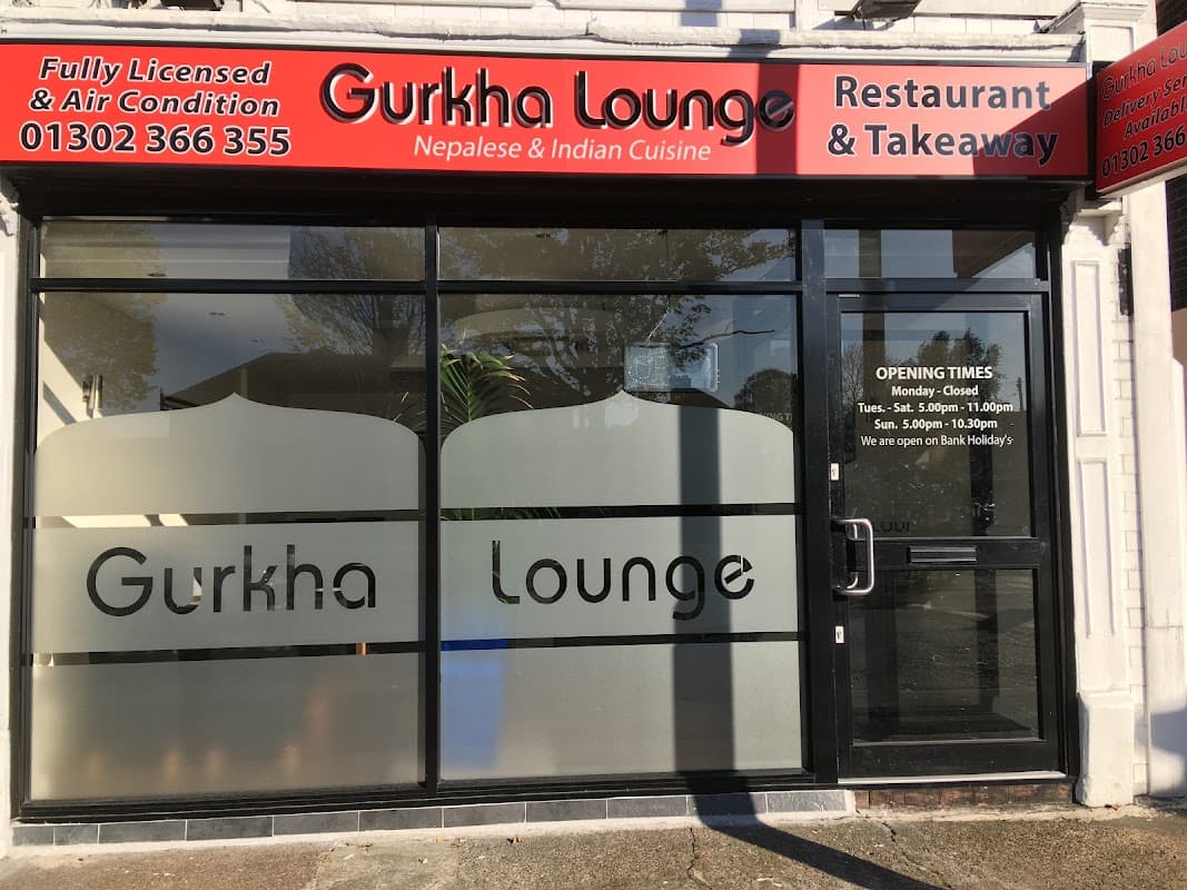 Dining at Gurkha lounge in doncaster