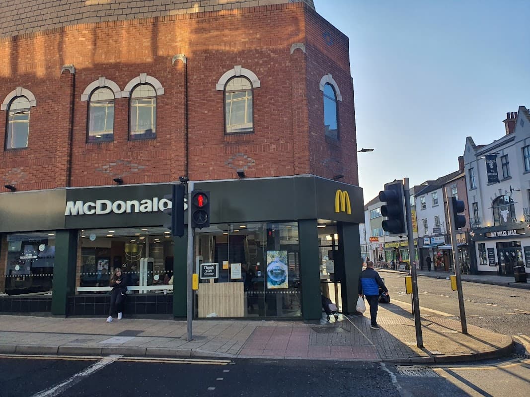Dining at McDonald's in doncaster