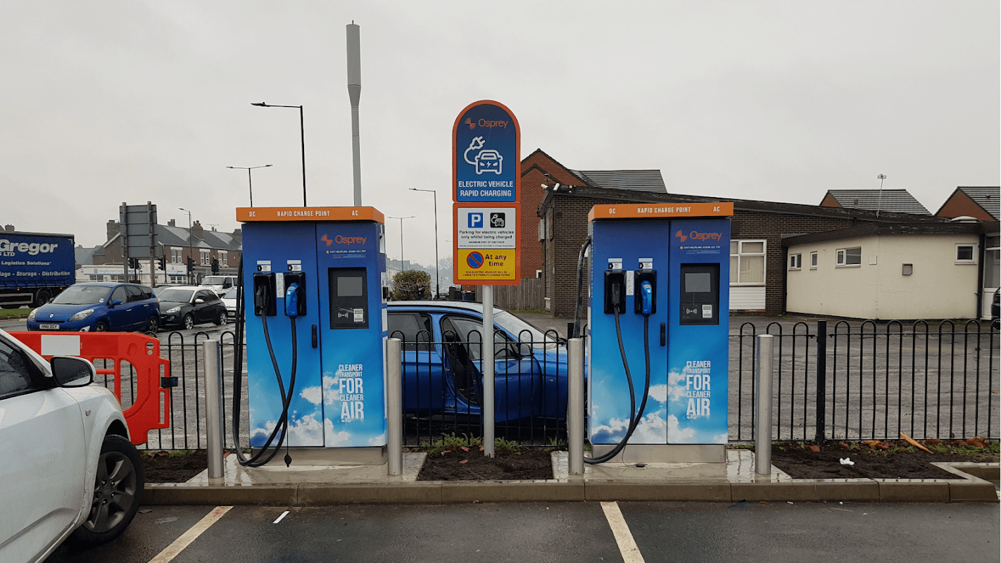 Osprey Charging Station - EV Charging in doncaster