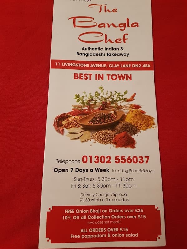 The Bangla Chef - Takeaway in doncaster