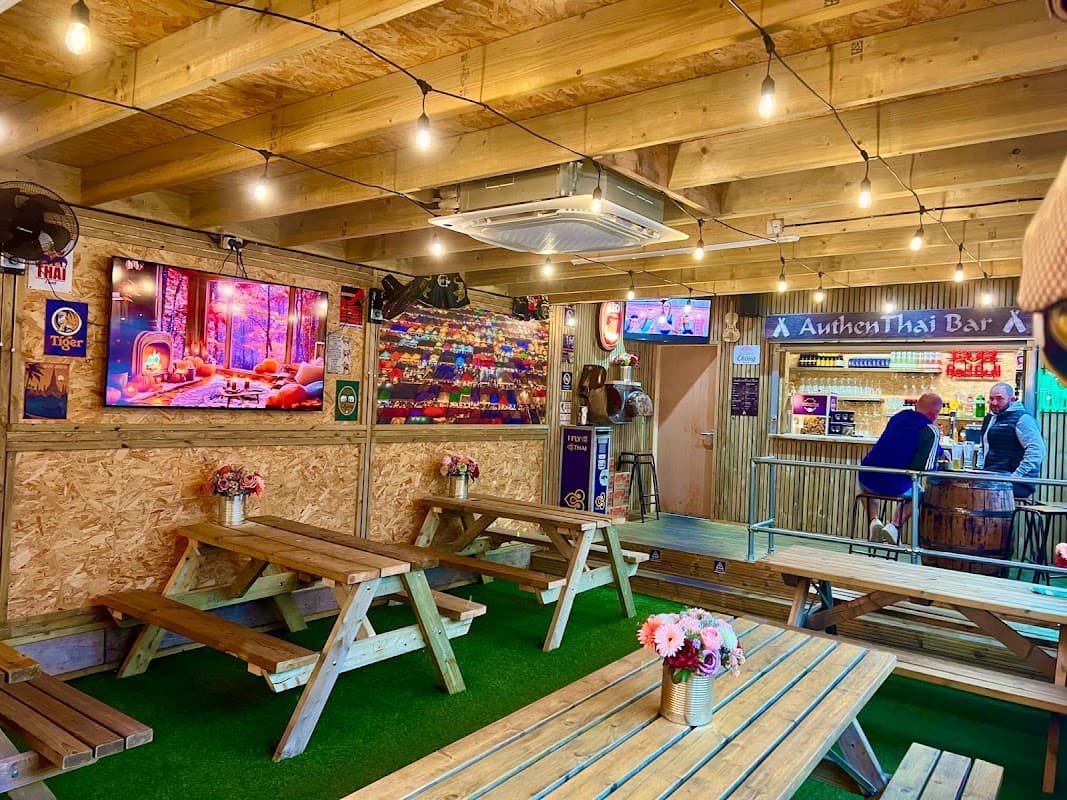 Dining at AuthenThai in eckington