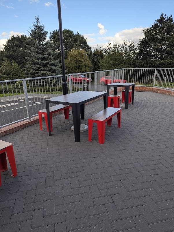 Dining at Burger King in eckington