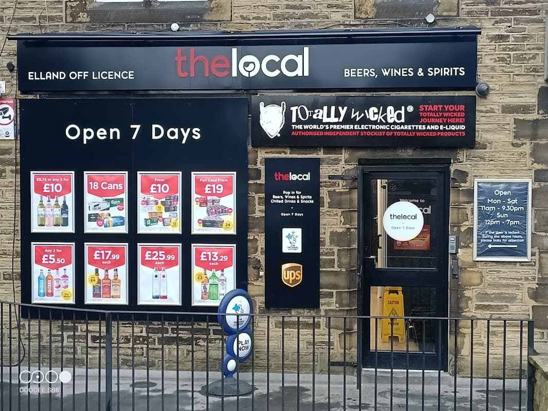 THE LOCAL : ELLAND - Off Licences in exley