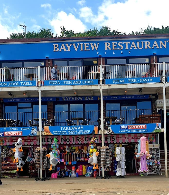 Dining at BAY VIEW RESTAURANT FILEY in filey