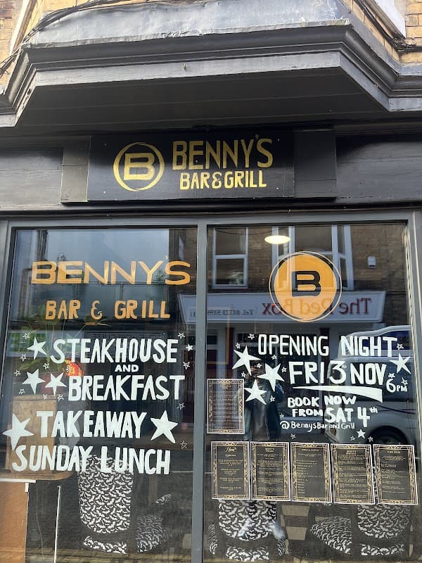 Dining at Bennys bar & grill filey in filey