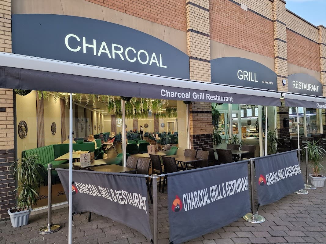 Dining at Charcoal Grill restaurant in goole