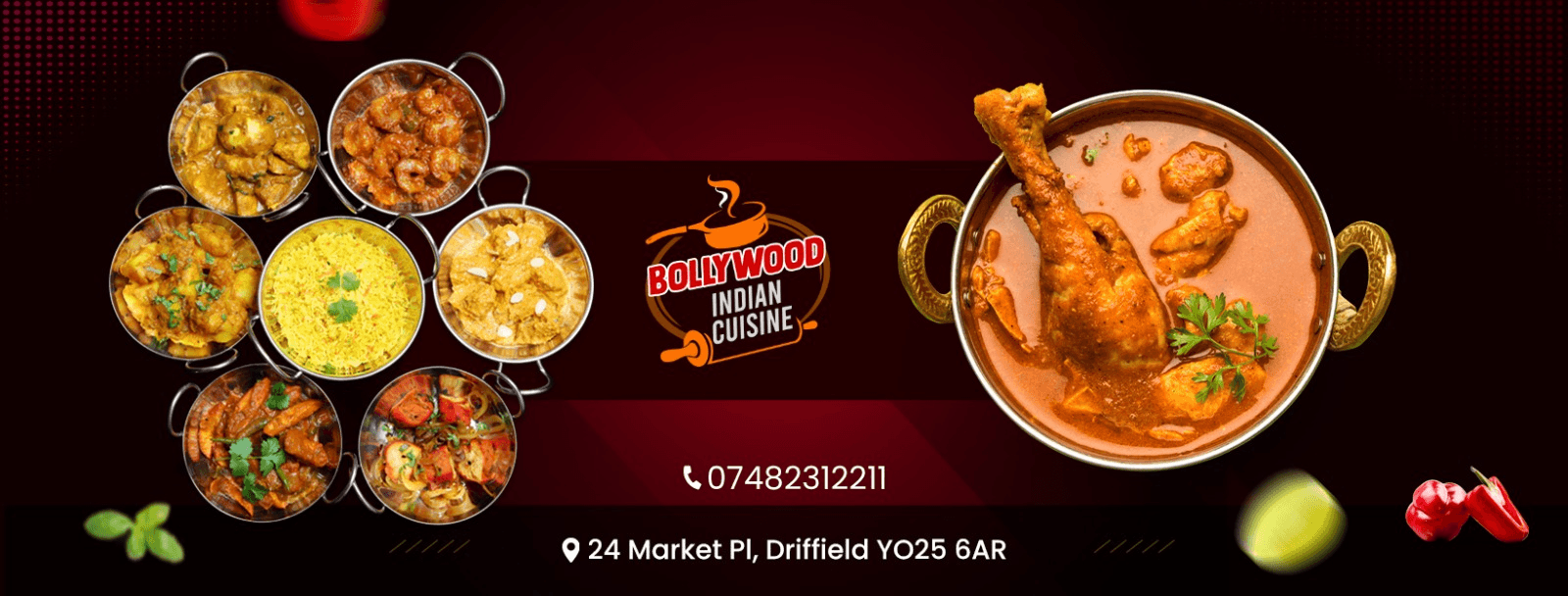 Dining at Bollywood Indian in great driffield