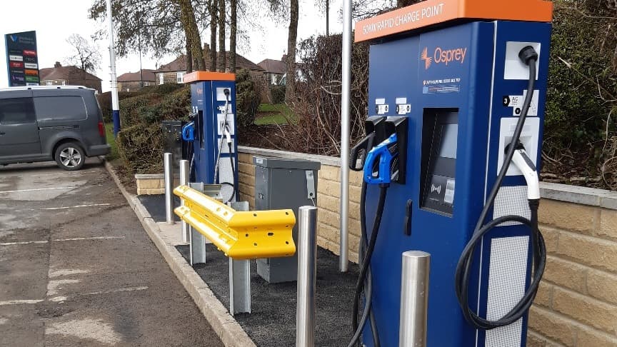 Osprey Charging Station - EV Charging in guiseley