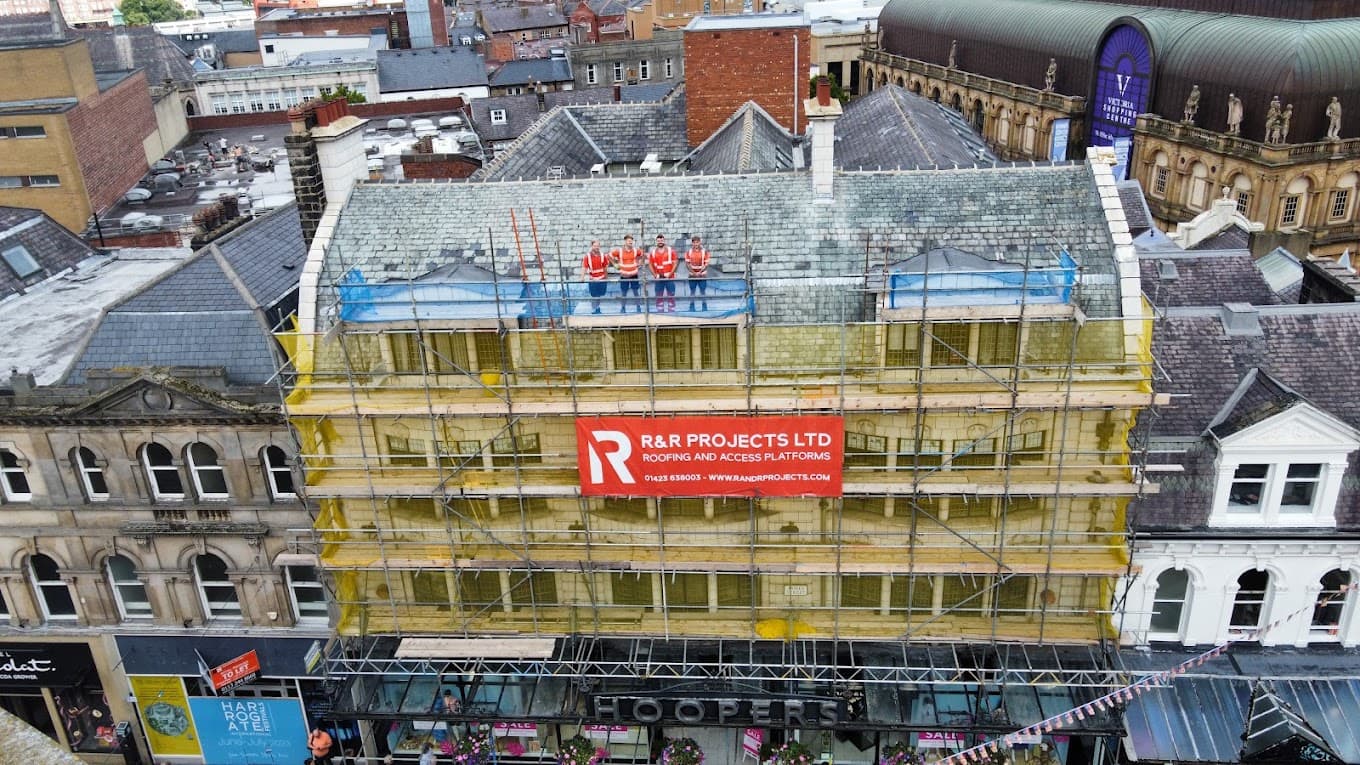 R&R PROJECTS LTD - ROOFING HARROGATE - SKIP HIRE IN HARROGATE - ACCESS PLATFORM HIRE - Roofers in harrogate