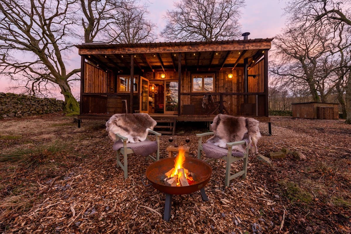 Accommodation at Thorney Mire Woodland Retreat in hawes