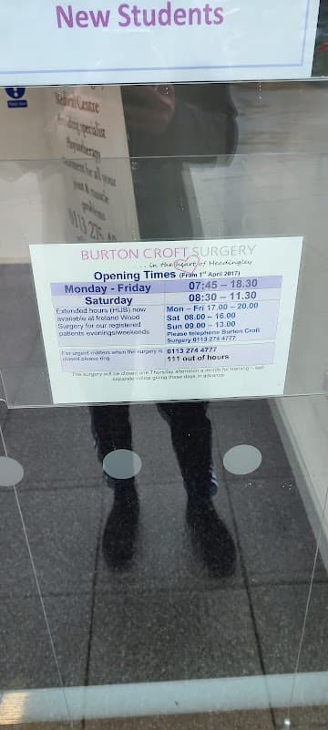 Burton Croft Surgery - Dr Gibson and Partners - Doctors in headingley