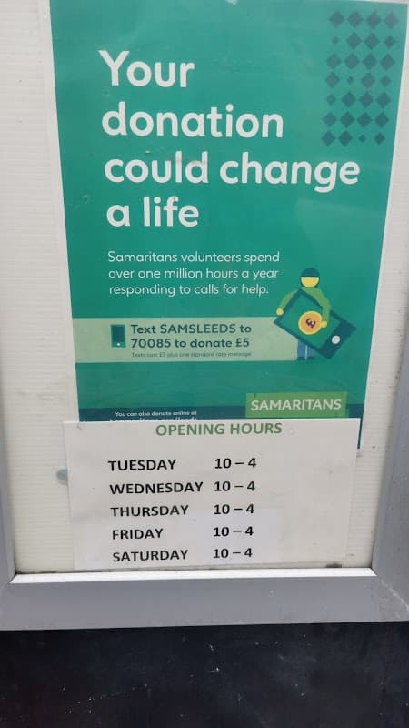 Samaritans Charity Shop - Charity Shops in headingley