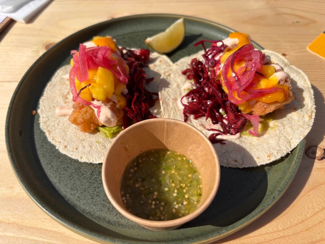 Dining at Dia Del Taco in hebden bridge