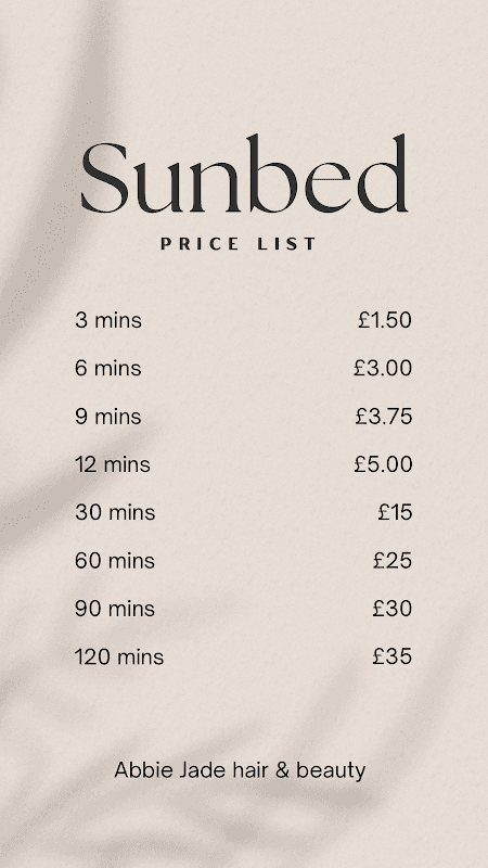 Abbie Jade Hair and Beauty & sunbed salon