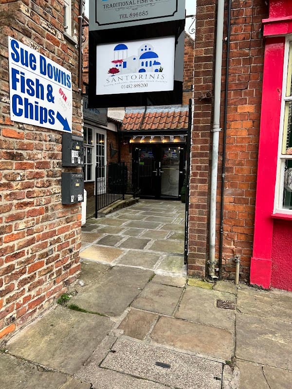 Dining at Santorini's Restaurant Hedon in hedon