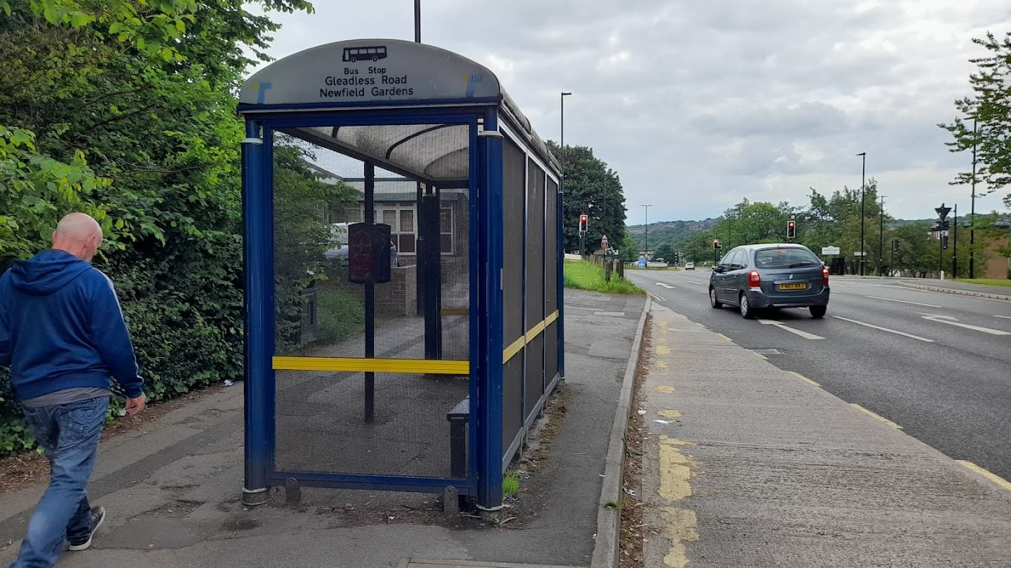 Bus Stop at Gleadless Road/Newfield Gardens - Bus Stops in heeley