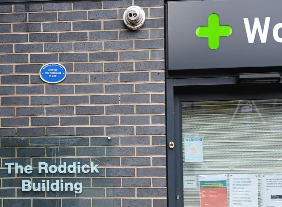 Site Of Coldstream Place Blue Plaque (Woodseats History Trail)