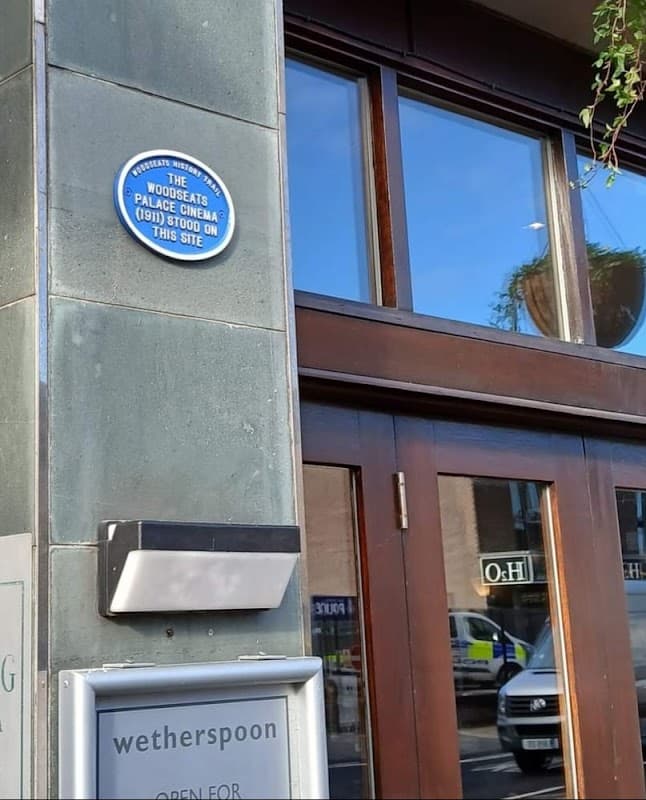 Woodseats Palace Cinema Blue Plaque (Woodseats History Trail) - Historic Site in heeley