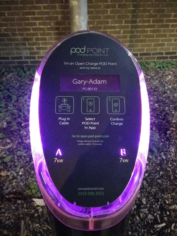 Pod Point Charging Station - EV Charging in hessle