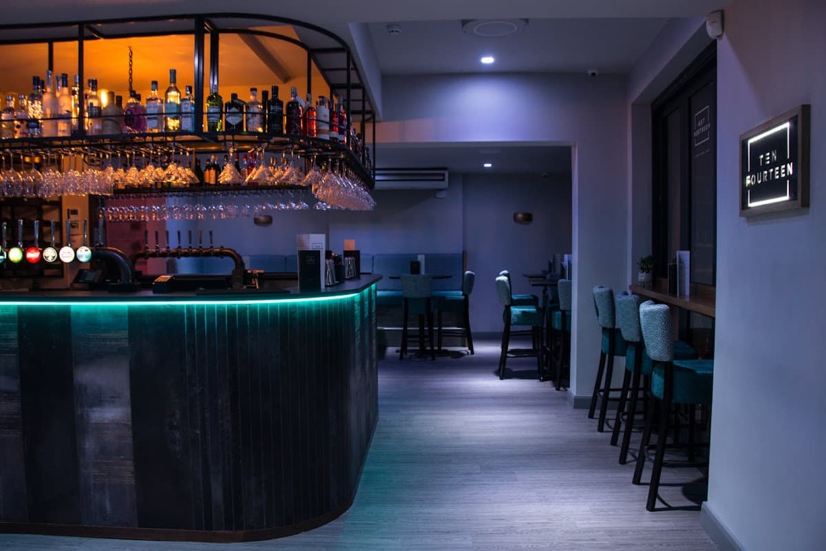 Dining at Ten Fourteen in holme valley