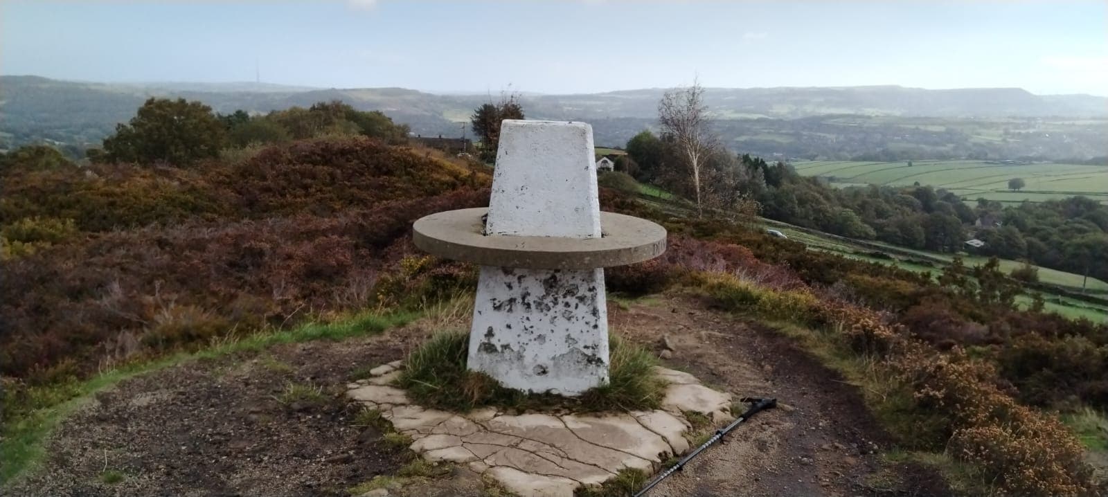 Wolfstones Height Trig point - Historic Site in holme valley