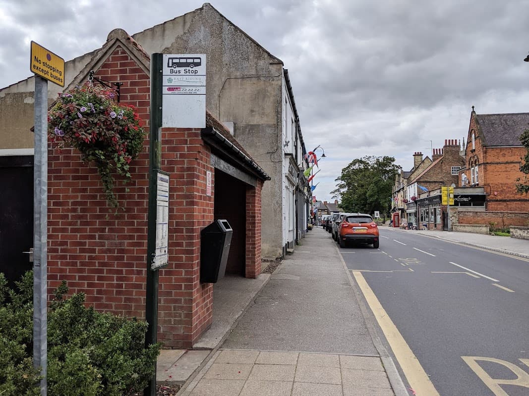 Bus Stop at Hornsea Newbegin - Bus Stops in hornsea