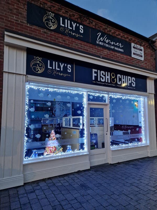 Dining at Lily's Fish and Chips in hornsea