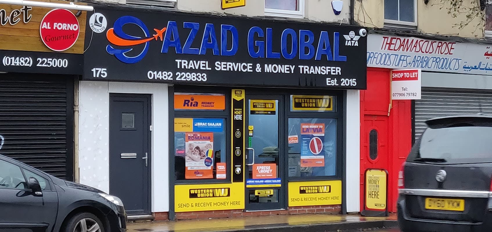 Azad Global Ltd - Money Transfer in hull