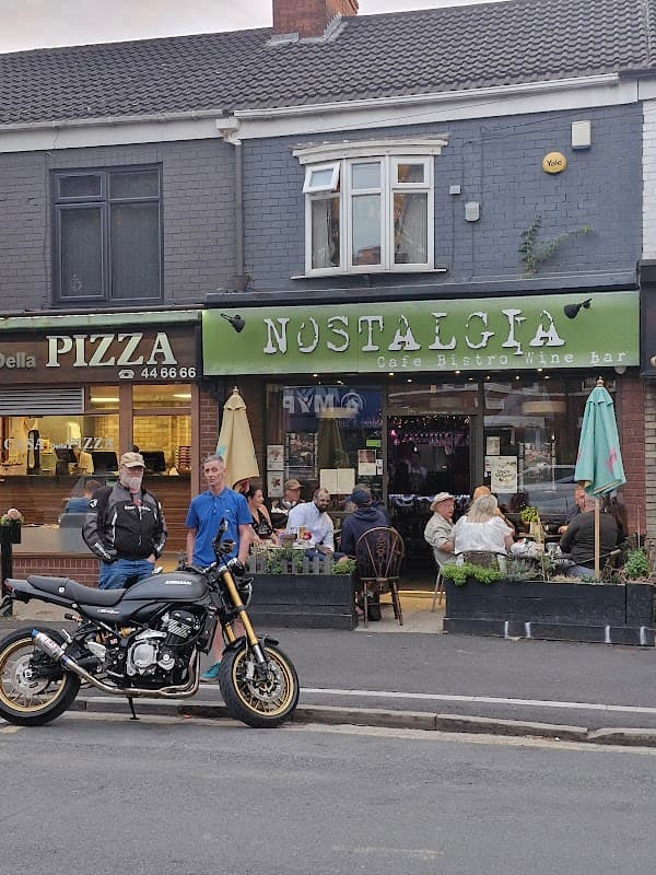 Dining at Nostalgia BISTRO.( WINE, CAFE, BAR ) in hull