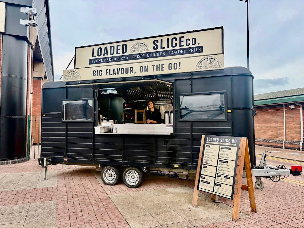 Dining at Loaded Slice Co in hunslet