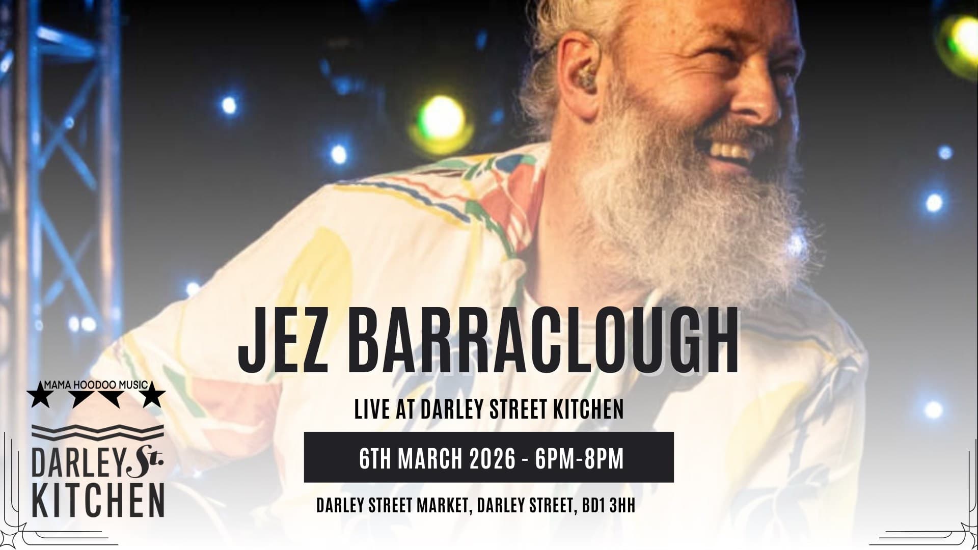 Event image for Live Music: Jez Barraclough