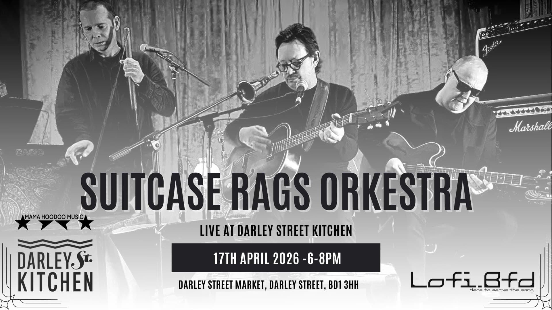 Live Music: Suitcase Rags Orkestra