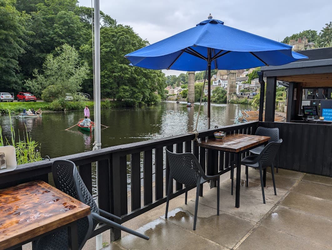 Dining at Marigold Cafe & Boating in knaresborough