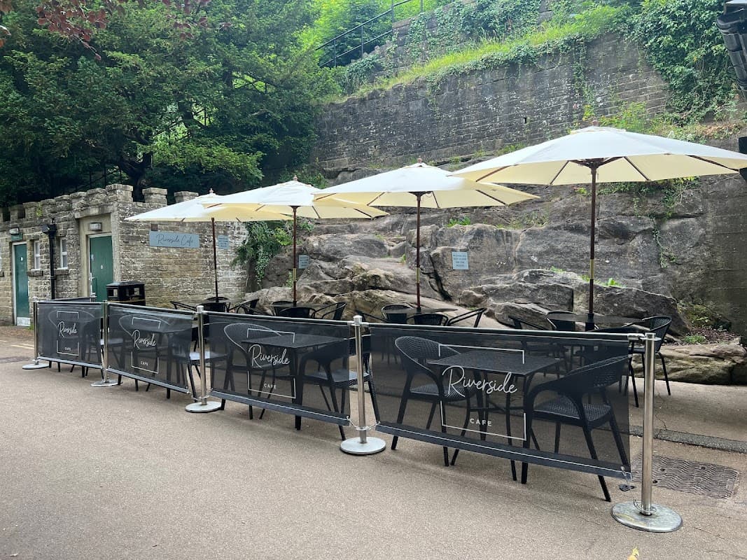 Dining at Riverside Cafe in knaresborough