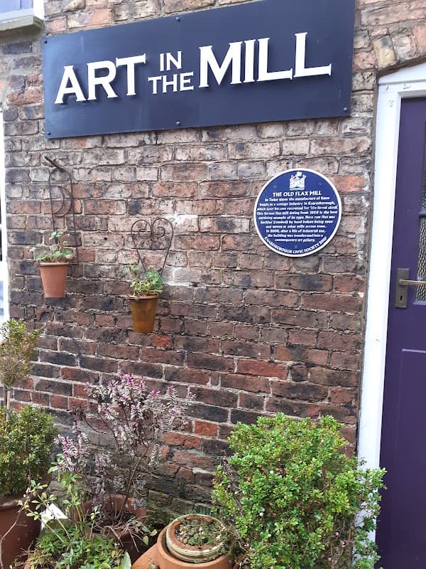 The Old Flax Mill Blue Plaque - Historic Site in knaresborough
