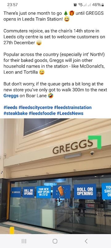 Greggs - Bakers in leeds