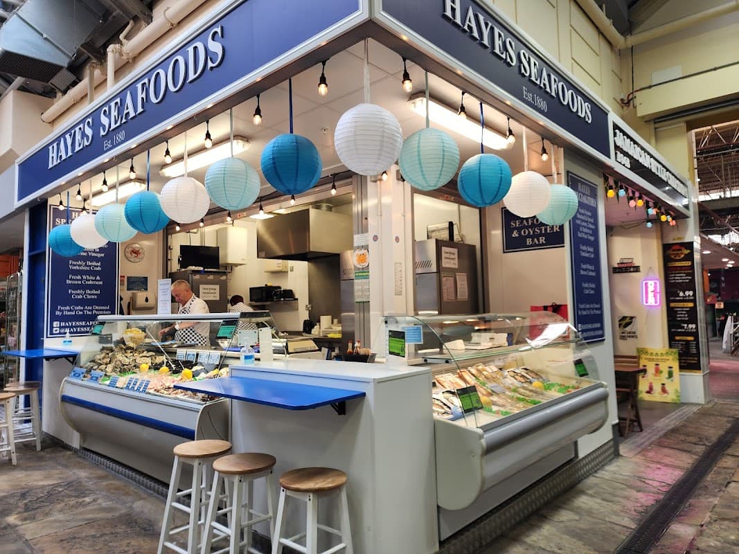 Dining at Hayes Seafoods in leeds