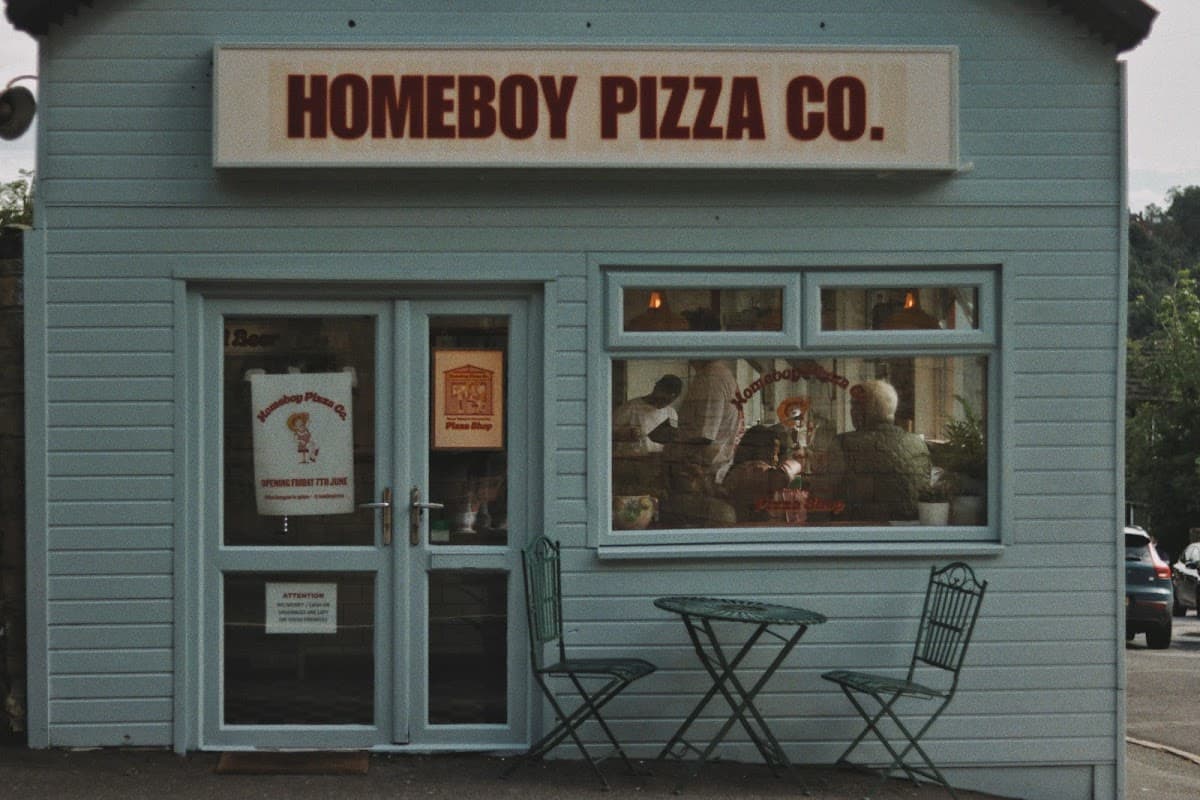 Dining at Homeboy Pizza Co - Burley Road in leeds