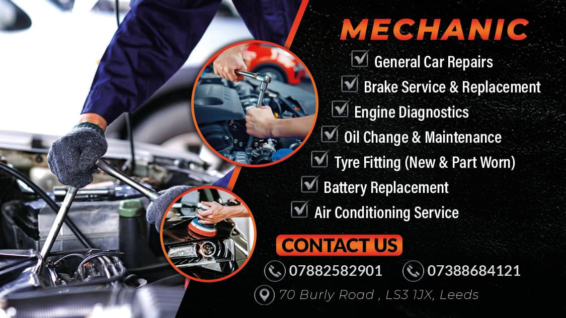 J&F Mechanic and Tyres Leeds (Hyde Park) - Garages in leeds