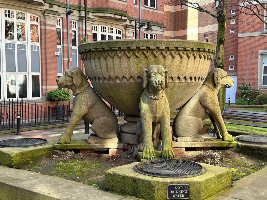The Talbot Hounds Fountain - Historic Site in leeds