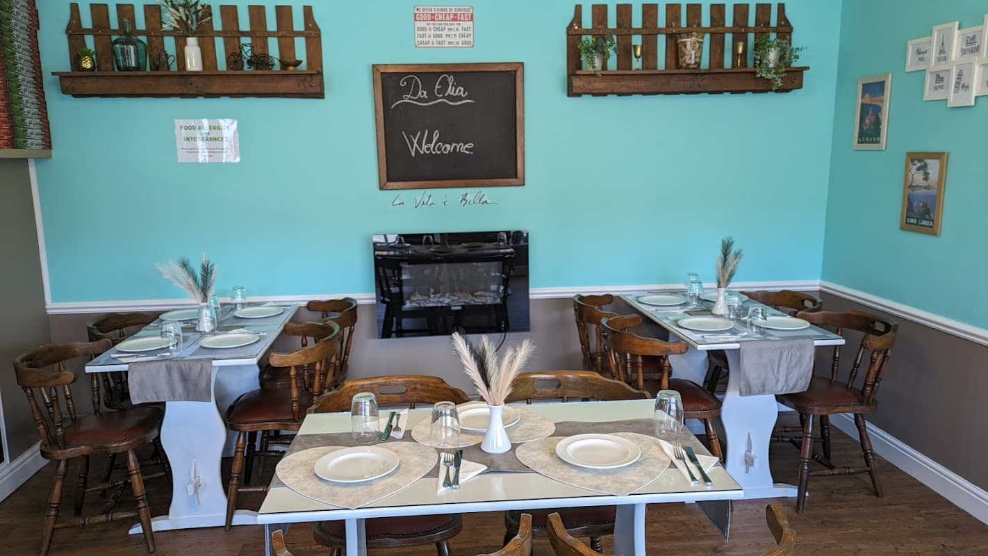 Dining at Da Elia in malton