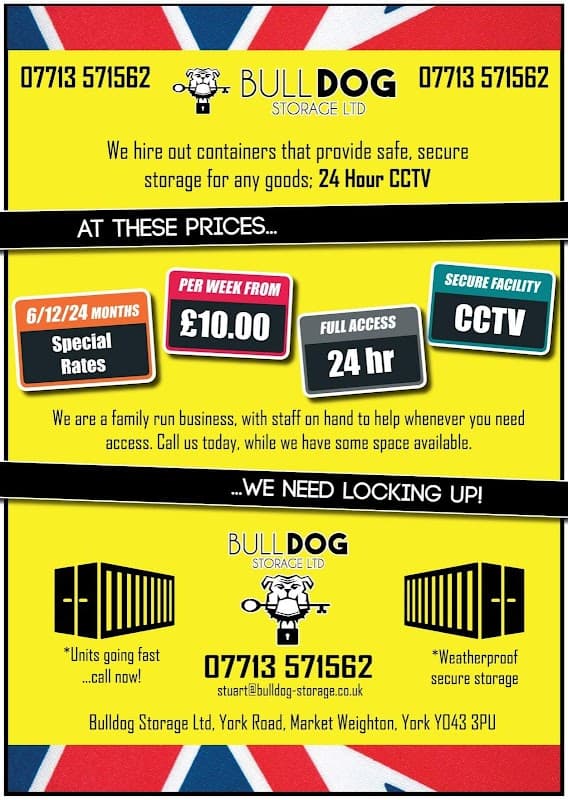 Bulldog storage limited - Self Storage in market weighton