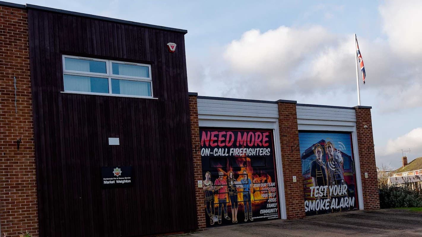 Market Weighton Fire Station - Emergency Services in market weighton